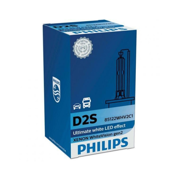 Philips D2S 35W White Vision 6000K Philips D2S 35W White Vision 6000K