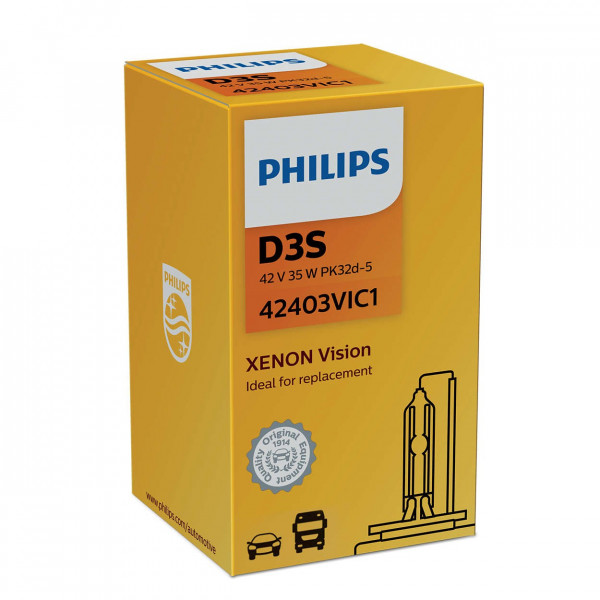 Philips D3S 35W Xenonlampa Xenon Vision Philips D3S 35W Xenonlampa Xenon Vision