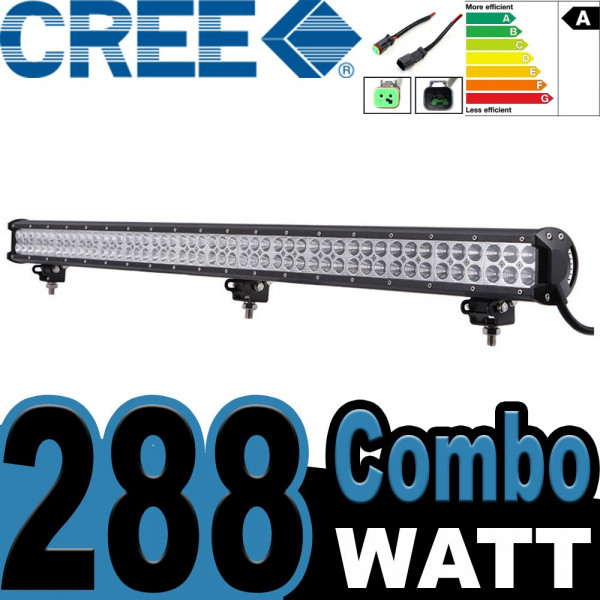 Led extraljusramp 288W CREE COMBO Led extraljusramp 288W CREE COMBO