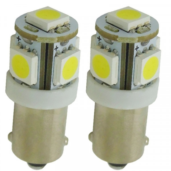 Led Diodlampa H6W - BAX9s 5 SMD Led Diodlampa H6W - BAX9s 5 SMD