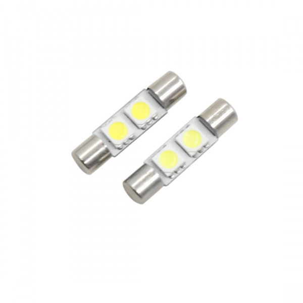 Led Spollampa - Festoon SV8,5 C5W 2 5050 SMD 28mm Led Spollampa - Festoon SV8,5 C5W 2 5050 SMD 28mm