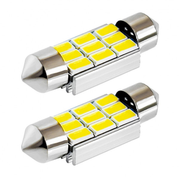 LED Spollampa - Festoon - C5W 39mm canbus 9 smd 2-pack LED Spollampa - Festoon - C5W 39mm canbus 9 smd 2-pack