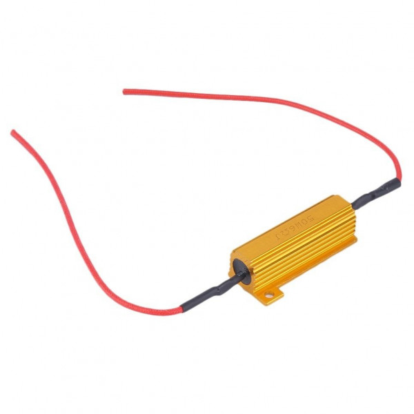 Effektmotstånd Resistor problemlösare 50W 6Ohm 2-pack Effektmotstånd Resistor problemlösare 50W 6Ohm 2-pack