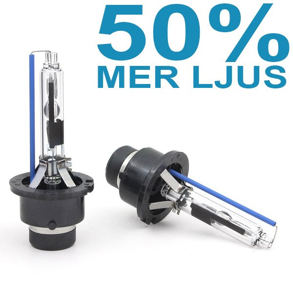 D2R 35W Xenonlampor 50% mer ljus 5500K 2-pack D2R 35W Xenonlampor 50% mer ljus 5500K 2-pack
