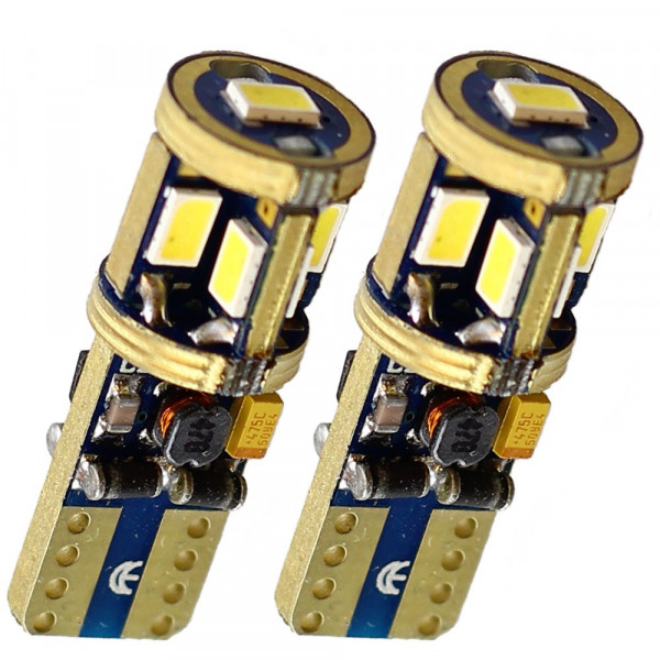 LED diodlampa T10 - W5W med Canbus 9 st Samsung dioder xenonvit LED diodlampa T10 - W5W med Canbus 9 st Samsung dioder xenonvit