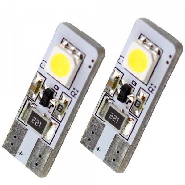 Led Diod lampaT10 - W5W 2st 5050 SMD Canbus 2-pack Led Diod lampaT10 - W5W 2st 5050 SMD Canbus 2-pack