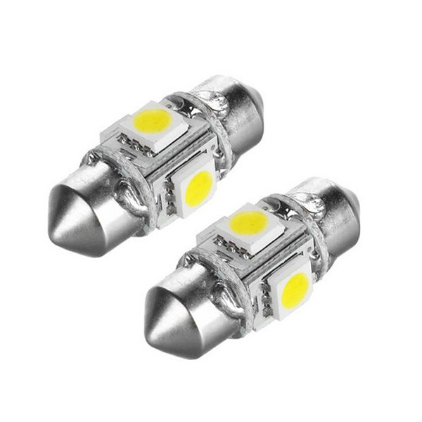 Led Spollampa - Festoon SV8,5 C5W 4 st 5050 smd 31 mm Led Spollampa - Festoon SV8,5 C5W 4 st 5050 smd 31 mm